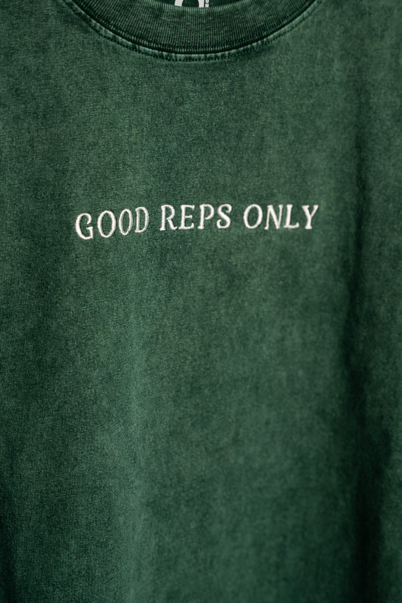 GOOD REPS ONLY Pump Cover in Washed Green