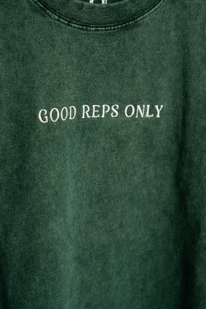 GOOD REPS ONLY Pump Cover in Washed Green